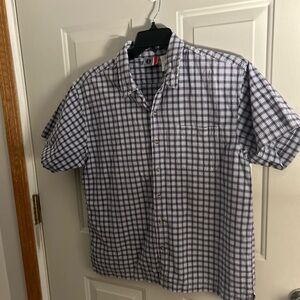 Arizona Jean Co. boys plaid sz XL/18/20 Husky shirt